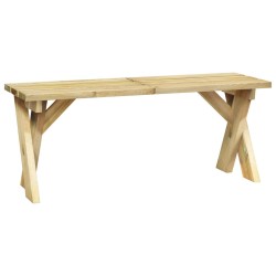 vidaXL Gartenbank 110 cm Kiefernholz Imprägniert