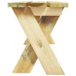 vidaXL Gartenbank 110 cm Kiefernholz Imprägniert vidaXL Gartenbank 110 cm Kiefernholz Imprägniert