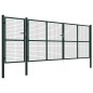 vidaXL Gartentor Stahl 500×150 cm Grün vidaXL Gartentor Stahl 500×150 cm Grün