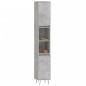 vidaXL Badschrank Betongrau 30x30x190 cm Holzwerkstoff vidaXL Badschrank Betongrau 30x30x190 cm Holzwerkstoff