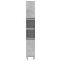 vidaXL Badschrank Betongrau 30x30x190 cm Holzwerkstoff vidaXL Badschrank Betongrau 30x30x190 cm Holzwerkstoff