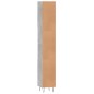 vidaXL Badschrank Betongrau 30x30x190 cm Holzwerkstoff vidaXL Badschrank Betongrau 30x30x190 cm Holzwerkstoff