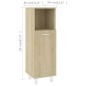 vidaXL Badezimmerschrank Sonoma-Eiche 30x30x95 cm Holzwerkstoff vidaXL Badezimmerschrank Sonoma-Eiche 30x30x95 cm Holzwerkstoff
