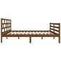 vidaXL Massivholzbett Honigbraun 120x190 cm vidaXL Massivholzbett Honigbraun 120x190 cm