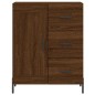 Highboard Braun Eichen-Optik 69,5x34x180 cm Holzwerkstoff Highboard Braun Eichen-Optik 69,5x34x180 cm Holzwerkstoff