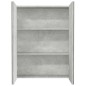 vidaXL Bad-Spiegelschrank 60x15x75 cm MDF Betongrau vidaXL Bad-Spiegelschrank 60x15x75 cm MDF Betongrau
