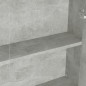 vidaXL Bad-Spiegelschrank 60x15x75 cm MDF Betongrau vidaXL Bad-Spiegelschrank 60x15x75 cm MDF Betongrau