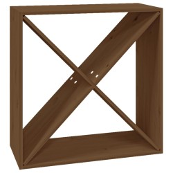 vidaXL Weinregal Honigbraun 62x25x62 cm Massivholz Kiefer