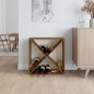 vidaXL Weinregal Honigbraun 62x25x62 cm Massivholz Kiefer vidaXL Weinregal Honigbraun 62x25x62 cm Massivholz Kiefer