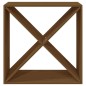 vidaXL Weinregal Honigbraun 62x25x62 cm Massivholz Kiefer vidaXL Weinregal Honigbraun 62x25x62 cm Massivholz Kiefer