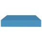 vidaXL Schwebende Wandregale 2 Stk. Blau 23x23,5x3,8 cm MDF