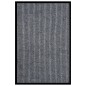 vidaXL Fußmatte Grau Gestreift 80x120 cm vidaXL Fußmatte Grau Gestreift 80x120 cm