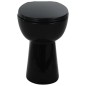 vidaXL Hohe Spülrandlose Toilette Soft-Close 7cm Höher Keramik Schwarz vidaXL Hohe Spülrandlose Toilette Soft-Close 7cm Höher Keramik Schwarz