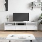 vidaXL TV-Schrank Hochglanz-Weiß 150x30x44,5 cm Holzwerkstoff vidaXL TV-Schrank Hochglanz-Weiß 150x30x44,5 cm Holzwerkstoff