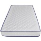 Bett mit Memory-Schaum-Matratze Grau Kunstleder 140x200cm Bett mit Memory-Schaum-Matratze Grau Kunstleder 140x200cm