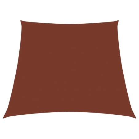 vidaXL Sonnensegel Oxford-Gewebe Trapezförmig 3/5x4 m Terracotta