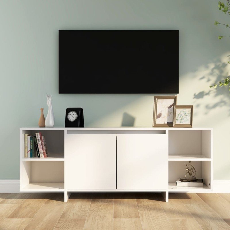 vidaXL TV-Schrank Weiß 130x35x50 cm Holzwerkstoff vidaXL TV-Schrank Weiß 130x35x50 cm Holzwerkstoff