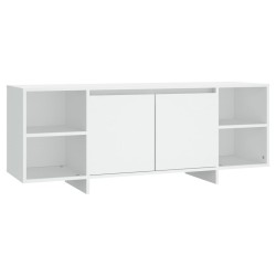 vidaXL TV-Schrank Weiß 130x35x50 cm Holzwerkstoff