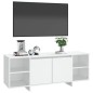 vidaXL TV-Schrank Weiß 130x35x50 cm Holzwerkstoff vidaXL TV-Schrank Weiß 130x35x50 cm Holzwerkstoff