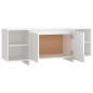 vidaXL TV-Schrank Weiß 130x35x50 cm Holzwerkstoff vidaXL TV-Schrank Weiß 130x35x50 cm Holzwerkstoff