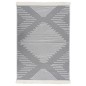 vidaXL Teppich Dunkelgrau 160x230 cm Baumwolle vidaXL Teppich Dunkelgrau 160x230 cm Baumwolle