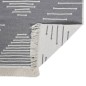 vidaXL Teppich Dunkelgrau 160x230 cm Baumwolle vidaXL Teppich Dunkelgrau 160x230 cm Baumwolle