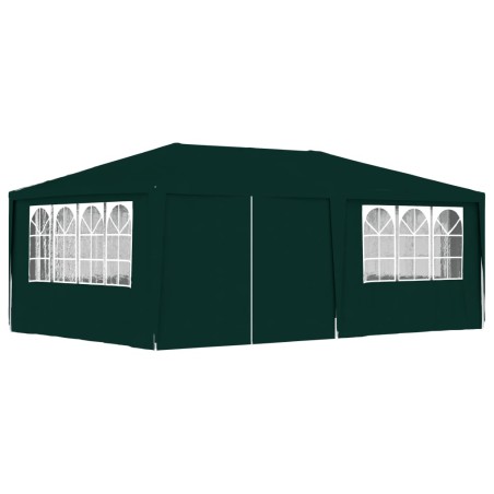 vidaXL Profi-Partyzelt mit Seitenwänden 4×6 m Grün 90 g/m²