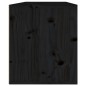 vidaXL Wandschränke 2 Stk. Schwarz 45x30x35 cm Massivholz Kiefer vidaXL Wandschränke 2 Stk. Schwarz 45x30x35 cm Massivholz Kiefer