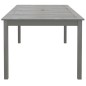 vidaXL Gartentisch Grau 200x100x75 cm Massivholz Akazie vidaXL Gartentisch Grau 200x100x75 cm Massivholz Akazie
