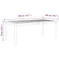 vidaXL Gartentisch Grau 200x100x75 cm Massivholz Akazie vidaXL Gartentisch Grau 200x100x75 cm Massivholz Akazie