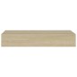 vidaXL Wand-Schubladenregale 2 Stk. Eichenoptik 60x23,5x10 cm MDF vidaXL Wand-Schubladenregale 2 Stk. Eichenoptik 60x23,5x10 cm MDF