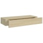 vidaXL Wand-Schubladenregale 2 Stk. Eichenoptik 60x23,5x10 cm MDF vidaXL Wand-Schubladenregale 2 Stk. Eichenoptik 60x23,5x10 cm MDF
