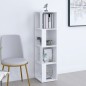 vidaXL Eckregal Weiß 33x33x132 cm Holzwerkstoff vidaXL Eckregal Weiß 33x33x132 cm Holzwerkstoff