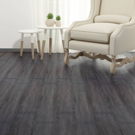 vidaXL PVC Laminat Dielen Selbstklebend 5,21 m² 2 mm Schwarz und Weiß