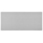 vidaXL Teppichläufer Hellgrau 50x100 cm vidaXL Teppichläufer Hellgrau 50x100 cm