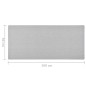 vidaXL Teppichläufer Hellgrau 50x100 cm vidaXL Teppichläufer Hellgrau 50x100 cm