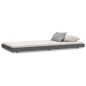 vidaXL Massivholzbett Grau 75x190 cm Kiefer vidaXL Massivholzbett Grau 75x190 cm Kiefer