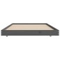 vidaXL Massivholzbett Grau 75x190 cm Kiefer vidaXL Massivholzbett Grau 75x190 cm Kiefer