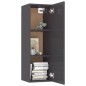 vidaXL TV-Schrank Hochglanz-Grau 30,5x30x90 cm Holzwerkstoff vidaXL TV-Schrank Hochglanz-Grau 30,5x30x90 cm Holzwerkstoff