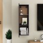 vidaXL TV-Schrank Hochglanz-Grau 30,5x30x90 cm Holzwerkstoff vidaXL TV-Schrank Hochglanz-Grau 30,5x30x90 cm Holzwerkstoff