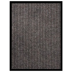 vidaXL Fußmatte Gestreift Beige 60x80 cm