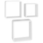 vidaXL Würfelregale 3 Stk. Weiß MDF vidaXL Würfelregale 3 Stk. Weiß MDF