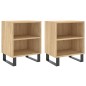 vidaXL Nachttische 2 Stk. Sonoma-Eiche 40x30x50 cm Holzwerkstoff vidaXL Nachttische 2 Stk. Sonoma-Eiche 40x30x50 cm Holzwerkstoff