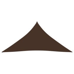 vidaXL Sonnensegel Oxford-Gewebe Dreieckig 4x5x5 m Braun
