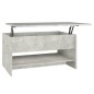 vidaXL Couchtisch Betongrau 80x50x40 cm Holzwerkstoff vidaXL Couchtisch Betongrau 80x50x40 cm Holzwerkstoff