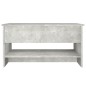 vidaXL Couchtisch Betongrau 80x50x40 cm Holzwerkstoff vidaXL Couchtisch Betongrau 80x50x40 cm Holzwerkstoff