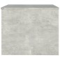 vidaXL Couchtisch Betongrau 80x50x40 cm Holzwerkstoff vidaXL Couchtisch Betongrau 80x50x40 cm Holzwerkstoff