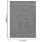 vidaXL Teppich Kurzflor 240x340 cm Grau vidaXL Teppich Kurzflor 240x340 cm Grau