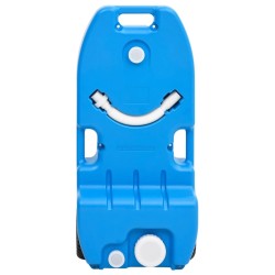 vidaXL Camping-Wassertank mit Rollen 25 L Blau
