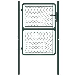 vidaXL Gartentor Stahl 100×125 cm Grün